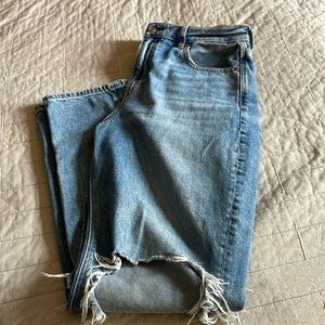 American Eagle blue jeans. Mom Jeans size 10 Long.